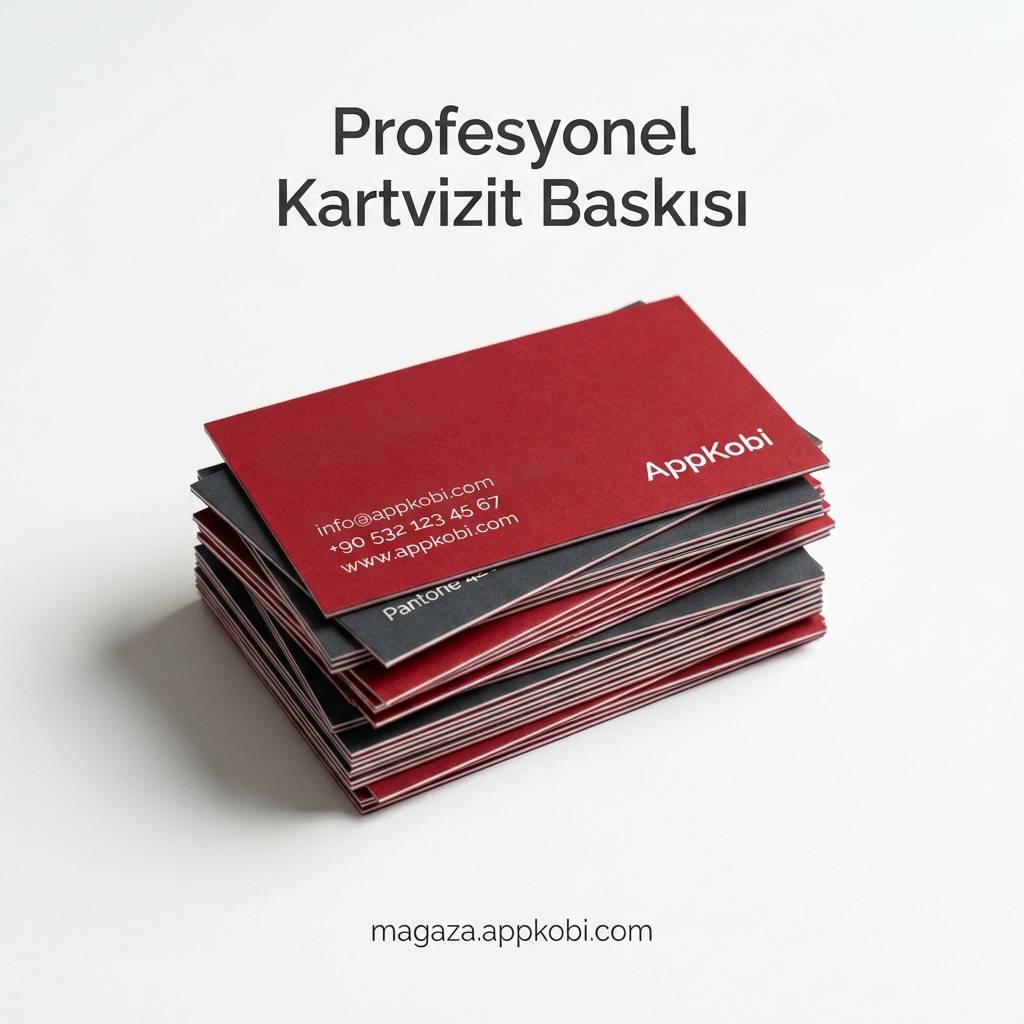 250 gr. Bristol Tek Yön Renkli Parlak Selefonlu Arkası Tek Renk Siyah Kartvizit